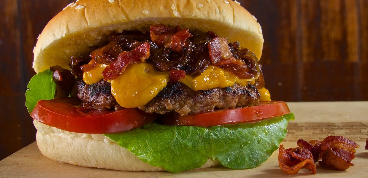 Sweet And Spicy Bacon Burger