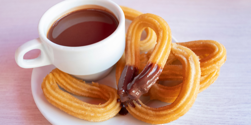 Churros con chocolate