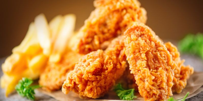 Crispy Air Fried Chicken Breast