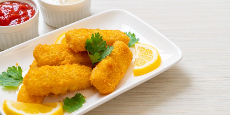 Crispy Air Fried Fish Sticks