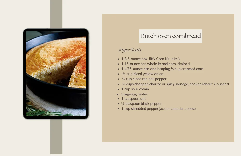 Dutch Oven Cornbread