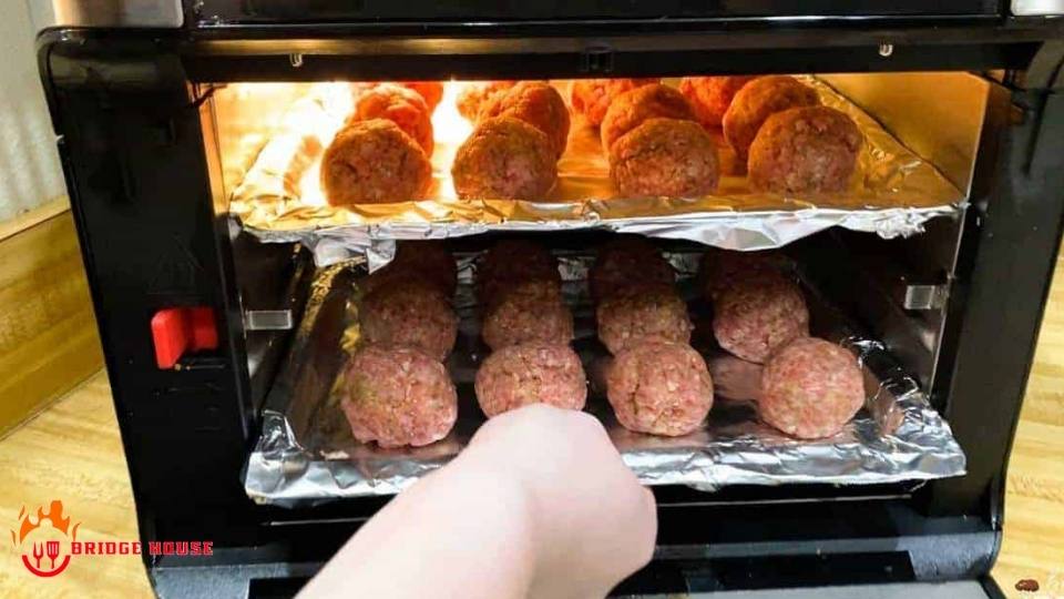 Bake Meatballs in a Toaster Oven