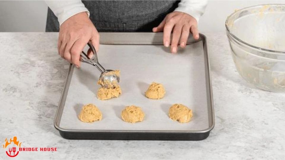 Scoop the Cookie Dough Onto the Sheet