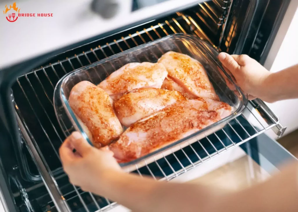 place chicken in toaster oven