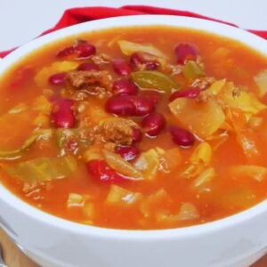 Recipe for Shoney's Cabbage Beef Soup