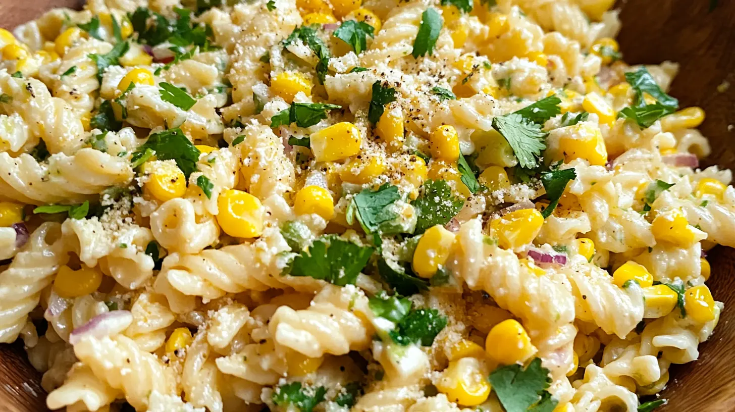 Mexican Street Corn Pasta Salad -