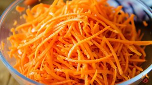 shredded carrot salad