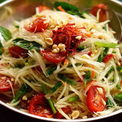 green papaya salad