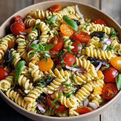 high protein pasta salad